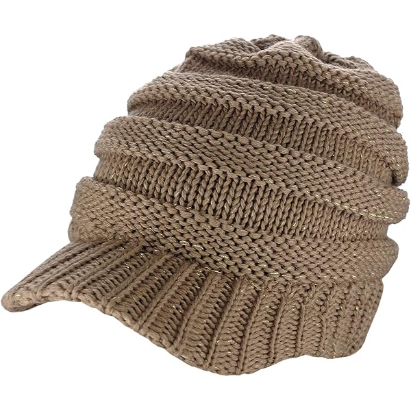 Lawliet Lady Rhinestone Bling Pom Pom Knit Snow Beanie Ski